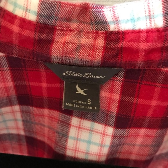 🖤❤️Eddie Bauer Plaid Flannel ❤️🖤 - Picture 5 of 5